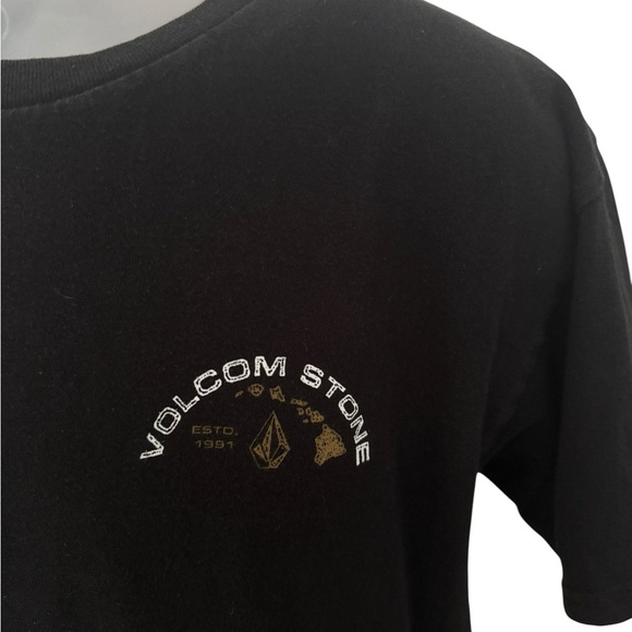 Volcom Stone Waikiki Hawaii Surf Tee Shirt Men M Medium - Picture 3 of 6